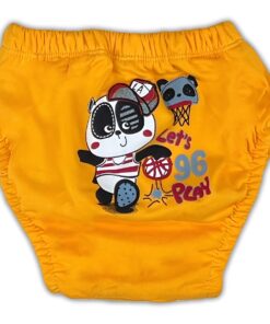 Παιδική Πάνα-Βρακάκι Εκμάθησης Τουαλέτας με Σχέδιο Πάντα - Κίτρινη (106032)