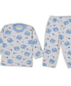Σετ Μπλουζίτσα και Παντελονάκι με Σχέδιο Αρκουδάκια - Μπλε (106671)