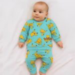 Βρεφικό Σετ Λεπτές Φόρμες, Μπλούζα και Παντελόνι με Ήρωα Κινουμένων Σχεδίων - Σιέλ (ΠΟΚ-105896)