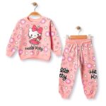 Βρεφικό Σετ Λεπτές Φόρμες, Μπλούζα και Παντελόνι με Ήρωα Κινουμένων Σχεδίων - Σομόν (ΚΙΤ-105713)