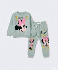 Παιδικό Σετ Χοντρές Φόρμες Φούτερ, Μπλούζα και Παντελόνι με Ήρωα Κινουμένων Σχεδίων - Βεραμάν (ΜΙΝ-108882)