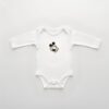 Βρεφικό Κορμάκι Μακρυμάνικο με Ήρωα Κινουμένων Σχεδίων - Άσπρο (ΜΙΚ-108458)