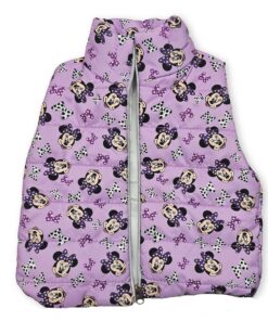 Βρεφικό Σετ Χοντρή Μπλούζα με Παντελόνι και Αμάνικο με Ήρωα Κινουμένων Σχεδίων - Λιλά (ΜΙΝ-109346)