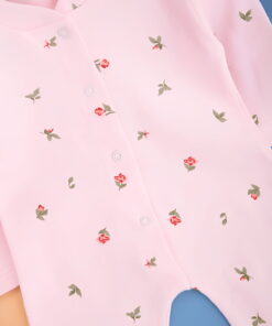 Φορμάκι Βρεφικό με Σχέδιο και Κλειστά Ποδαράκια - Ροζ (112228)