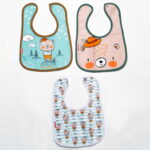 Σετ Σαλιάρες 3 Τεμάχια με Σχέδιο Πουλάκι (112940)