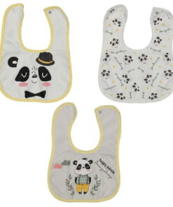 Σετ Σαλιάρες 3 Τεμάχια με Σχέδιο Πάντα (112929)