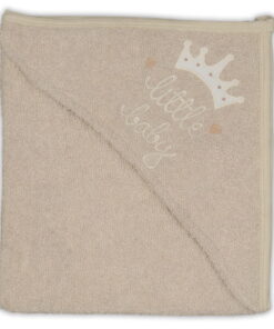 Βρεφική Μπουρνουζοπετσέτα "Little Baby" - Μπεζ, 70×82εκ (112919)