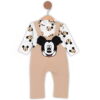 Βρεφική Σαλοπέτα και Μπλούζα με Σχέδιο Ήρωα Κινουμένων Σχεδίων - Μπεζ (ΜΙΚ-112374)