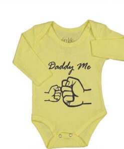 Βρεφικό Κορμάκι "Daddy Me" - Κίτρινο (112963)