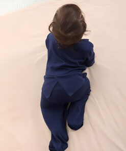 Βρεφικό Luxury Φορμάκι Εξόδου Ολόσωμο Στυλ Σμόκιν – Σκούρο Μπλε (113147)